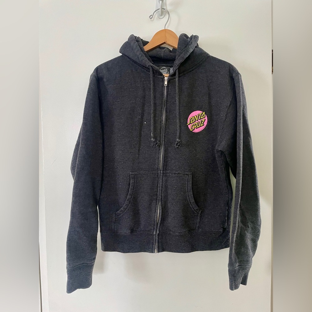 Santa Cruz Skateboards zip-up hoodie